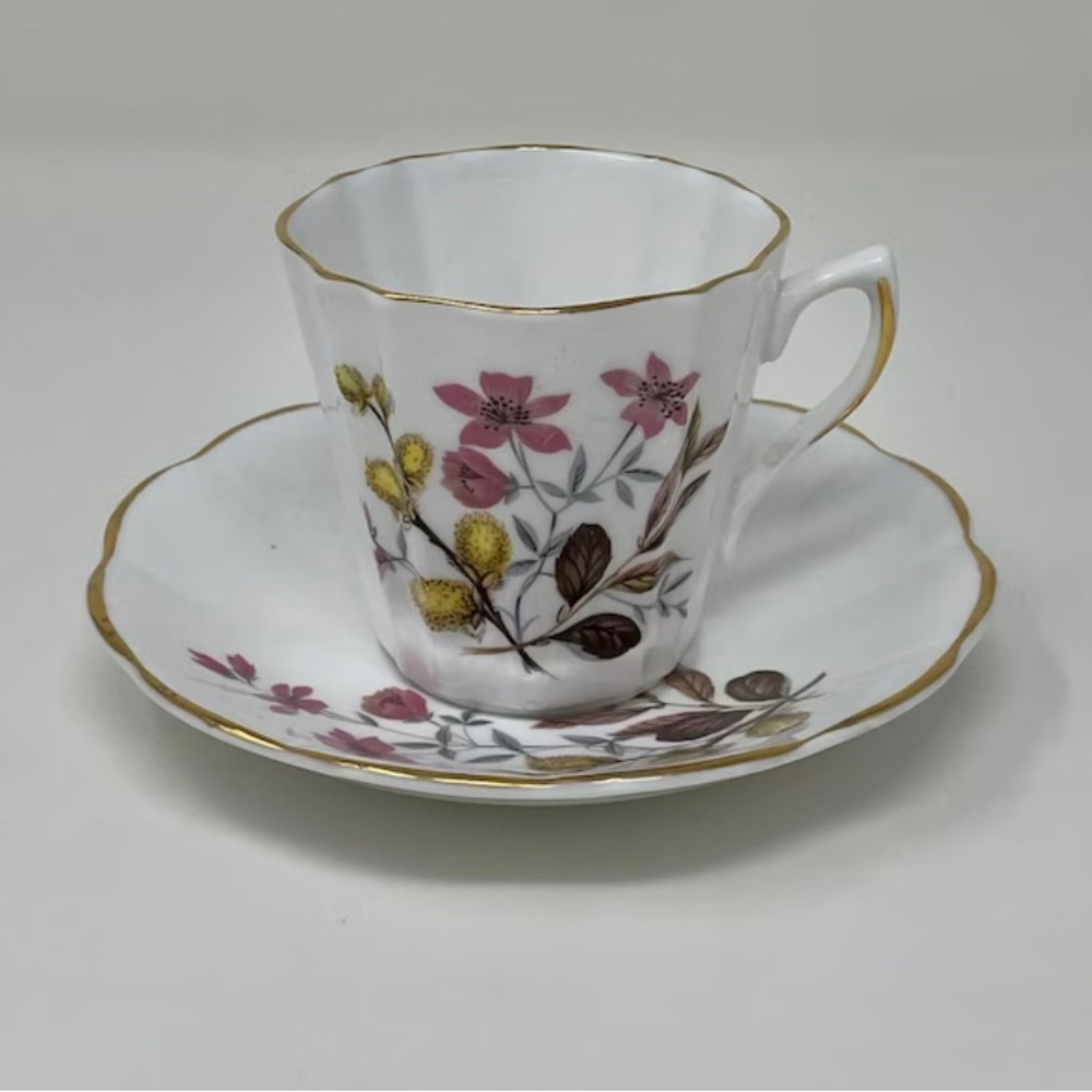 Vintage Royal Dover China Teacup and Saucer Set
